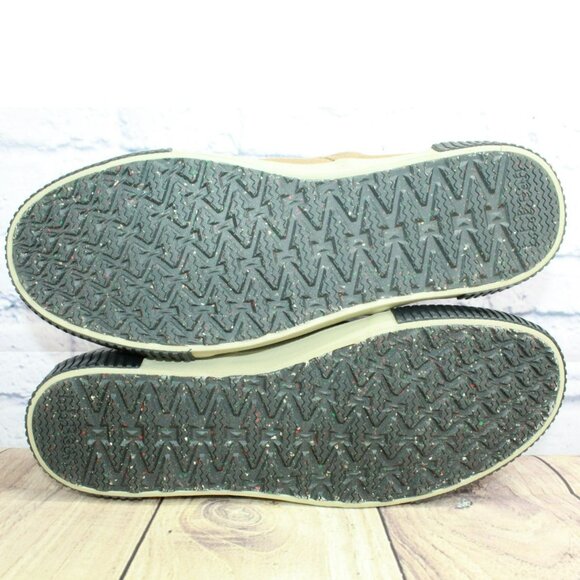 LL Bean Eco Woods Tan Canvas Lace Up Padded Collar Hiking Boots Size 13 M - Picture 9 of 9